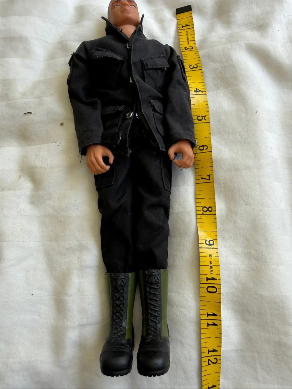 90s 12-inch GI Joe Action Figure in Black Fatigues by 21st Century Toys